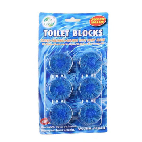 Toilet Block Cleaner Blue 6pc image 0