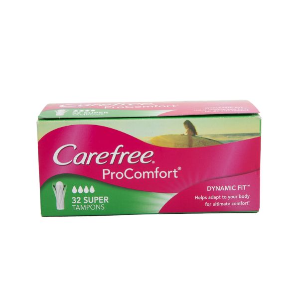 Carefree PK32 Super Tampons Pro Comfort Dynamic Fit image 0