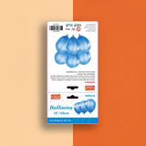 Blue Balloons 10 Pack – Metallic Party Decoration