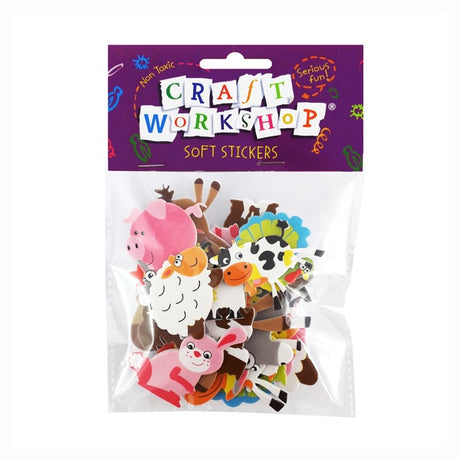 Craft Soft Sticker Farm Animal 22pc image 0
