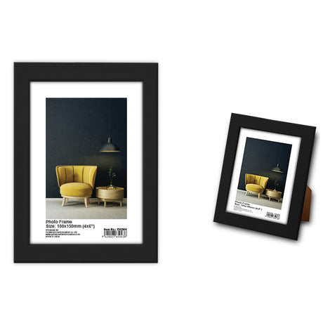 Max Photo Frame 10x15cm (4x6) Black image 0