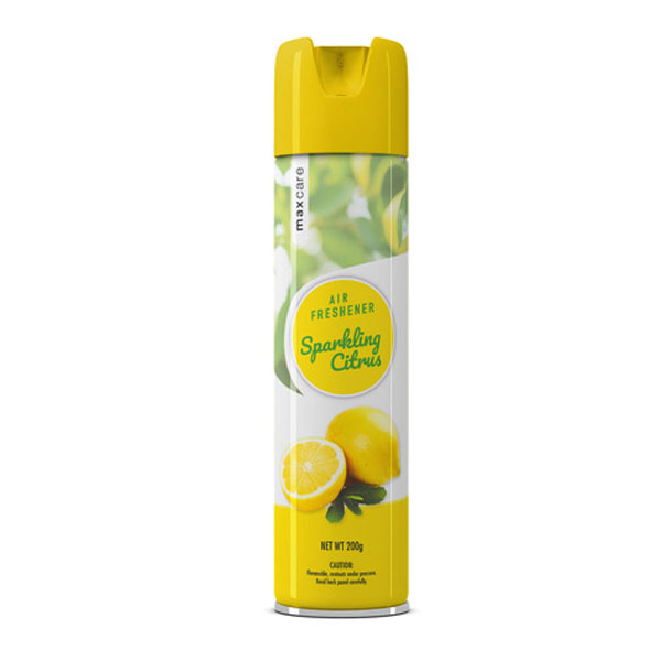 Maxcare Air Freshener Spray Sparkling Citrus 200g image 0