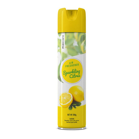 Maxcare Air Freshener Spray Sparkling Citrus 200g image 0