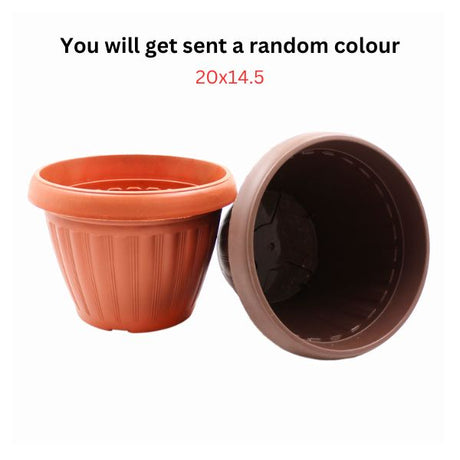 Flower Pot Brown 20x14.5 image 0