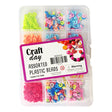 Beads Mixed in container -  Coloured Flat Round image 0