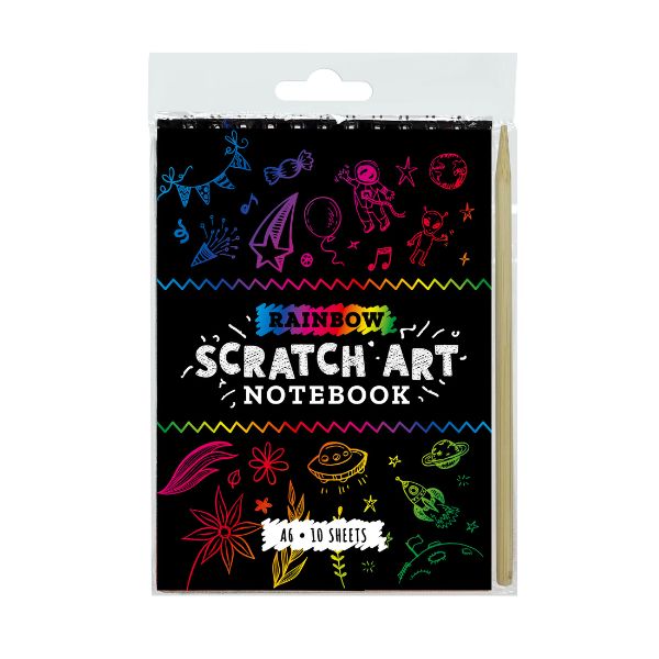 Rainbow Scratch Note Book A6 image 0