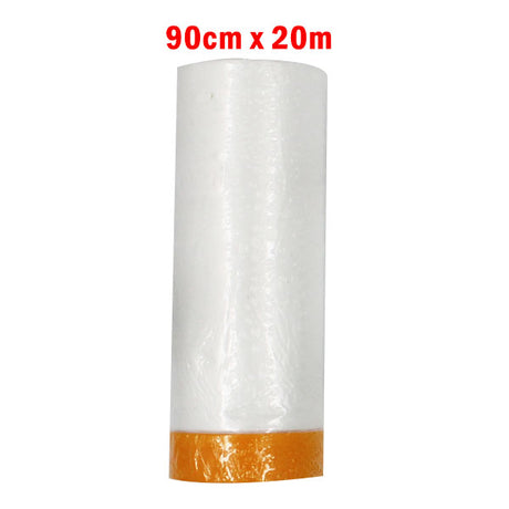 Painters Masking tape with Plastic Overhang - 90cm x 20m image 0
