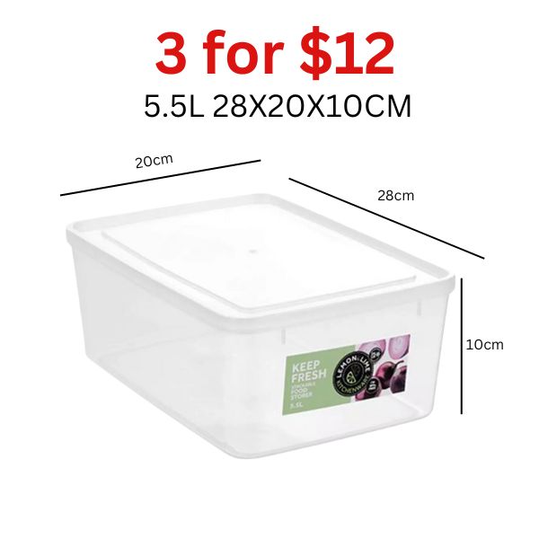 KEEP FRESH FOOD CONTAINERS 5.5LITRE image 1