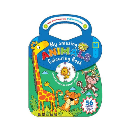 Colour+Sticker Book Animals 48+1pg 285mm image 0