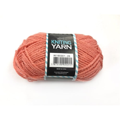 80G Acrylic Yarn(4-ply) - Solid Colour(Pale Copper) image 0