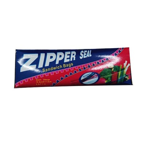 Zipper Seal Bags - 25pc (16.6*17.8cm) image 0
