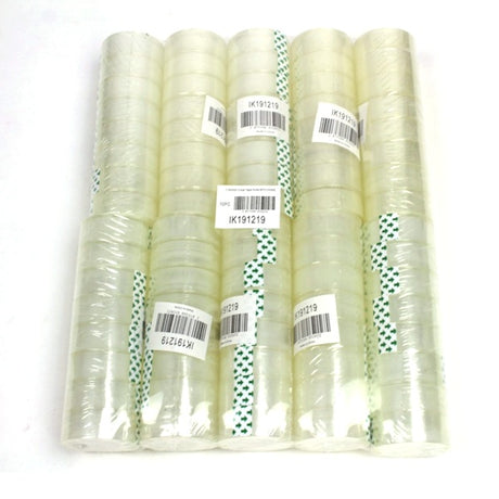 1.8 x 20m Clear Tape Rolls 8PC image 0