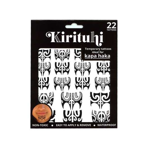Maori Tattoo Chin NZ 22pc 4 styles image 0
