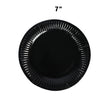 Paper Plates 7" Pk12 Black image 0