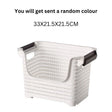 WOVEN STACKABLE BASKET WITH WHEELS 33X21.5X21.5CM 2 ASSTD image 0
