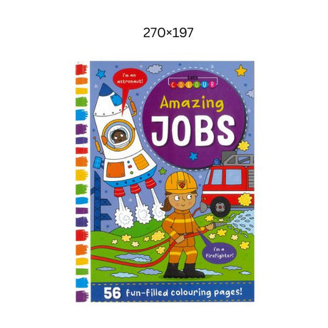 Colouring Book Amazing Jobs 56pg 270×197 image 0