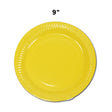 Paper Plates 9" Pk10 Yellow image 0