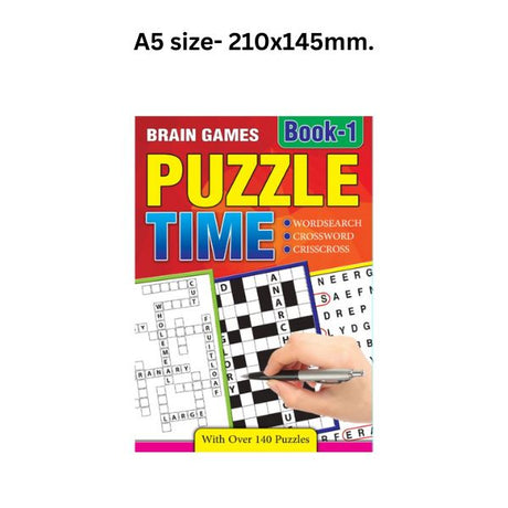 Puzzle Time Mixed 160pgs A5 image 0