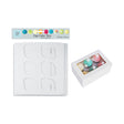 Plain White Cup Cakes Box Holding 6 Cakes image 0
