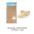 Brown Bags 12pcs Size:12*6*22cm image 0