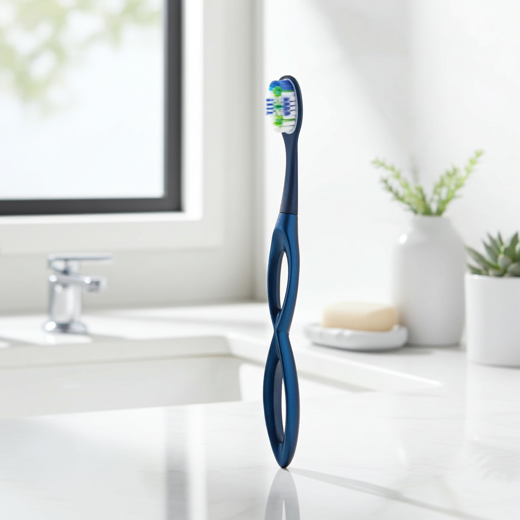 COLGATE TOOTHBRUSH INFINITY DEEP CLEAN REUSABLE ALUMINIUM HANDLE